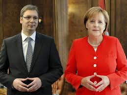 Vučić i Merkelova (photo by koreni.rs)